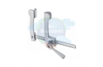 Ретрактор реберный Colley, алюминий, 12х16х79 мм