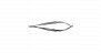 Иглодержатель с изогнутыми браншами, микро
