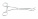 Зажим атравматический De Bakey, наклонный , длина 20 см