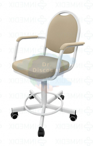 Кресло на винтовой опоре с подлокотниками КР15/П